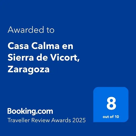Casa Calma En Sierra De Vicor, Zaragoza 펜션 *